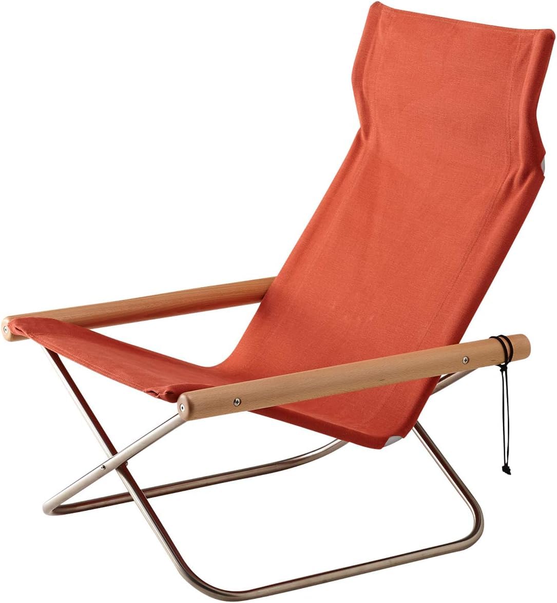 Amazon.co.jp: ニーチェア X Nychair X (木部:NA/張地:レンガ) 軽量